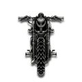 Bold Front View Chopper Motorcycle Metal Wall Art – Heavy Bike Line Art